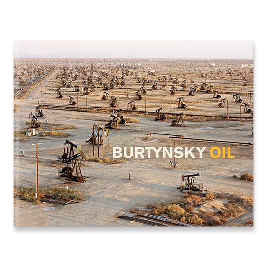 Edward Burtynsky: Oil, book cover, showing an oil field