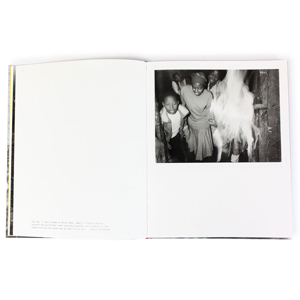 Spread of Eric Gottesman: Sudden Flowers, showing black and white image on the right