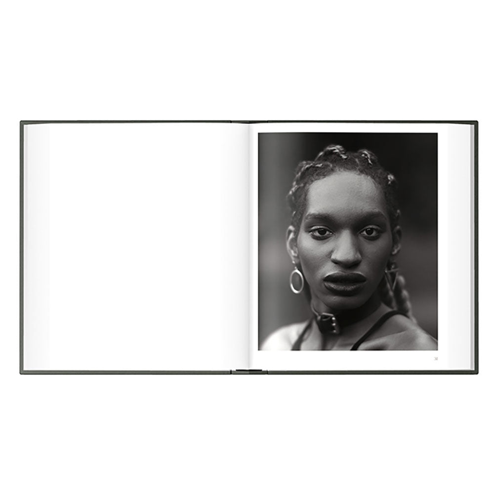 Spread shot of Ethan James Green: Young New York, showing black and white photo on the right