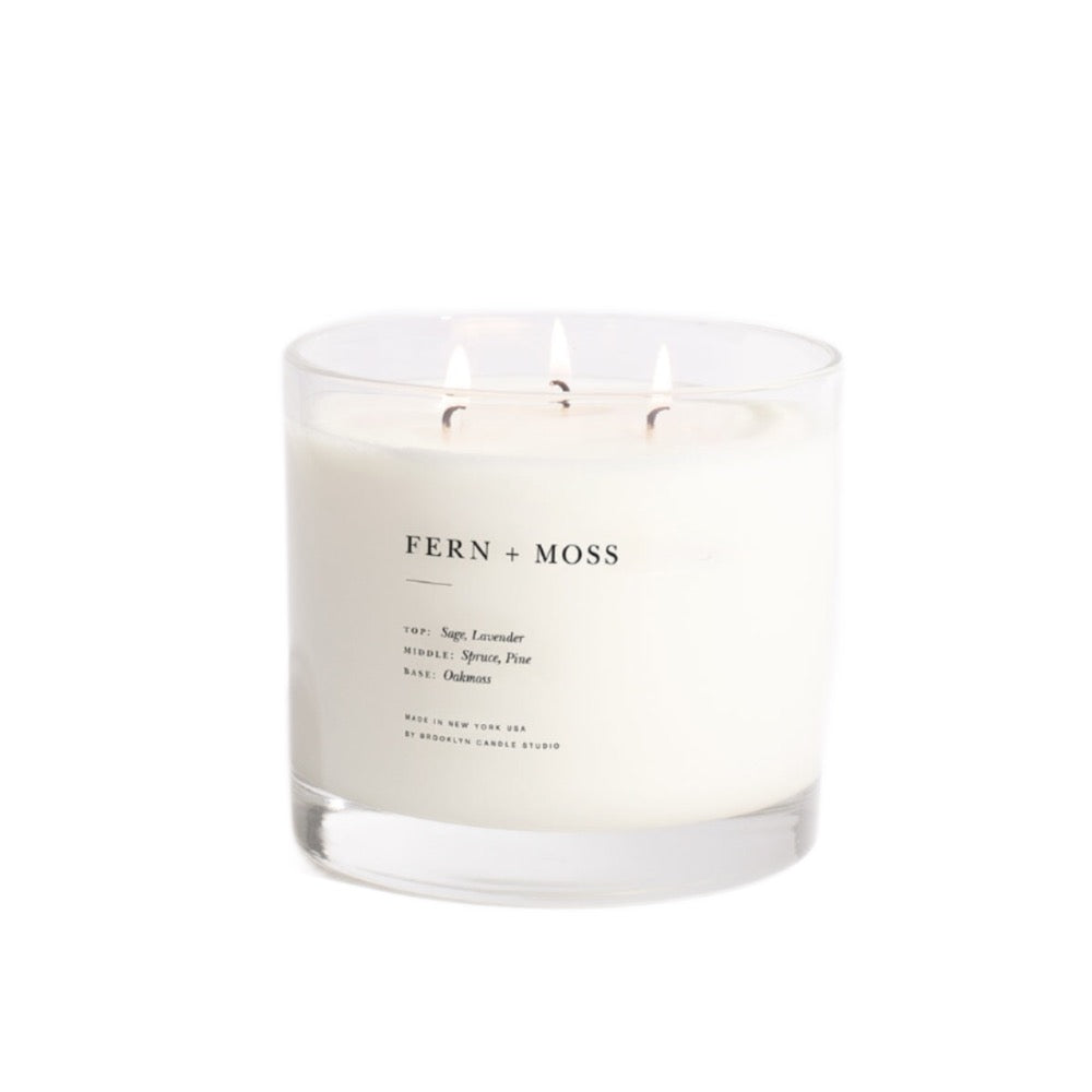 Fern + Moss Maximalist 3-Wick Candle