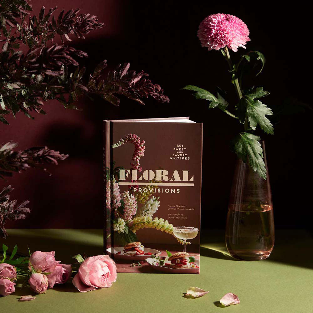 Floral Provisions: 45+ Sweet and Savory Recipes, standing up around vases with flowers
