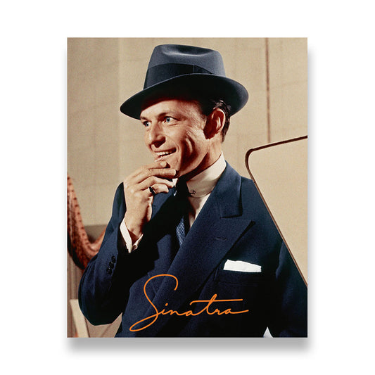 Cover of Sinatra book, showing image of Frank Sinatra.