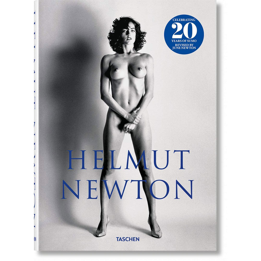 Helmut Newton SUMO Book cover, showing a naked model