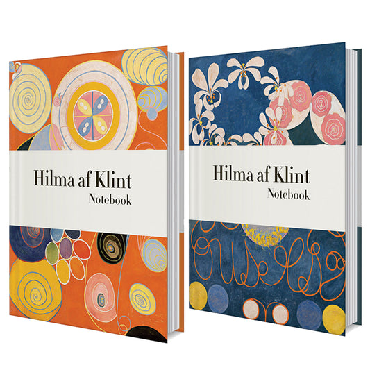 Hilma af Klint Notebook, both orange and blue together