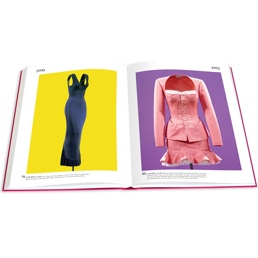 Spread of The Impossible Collection of Fashion, showing color photos on the left and the right