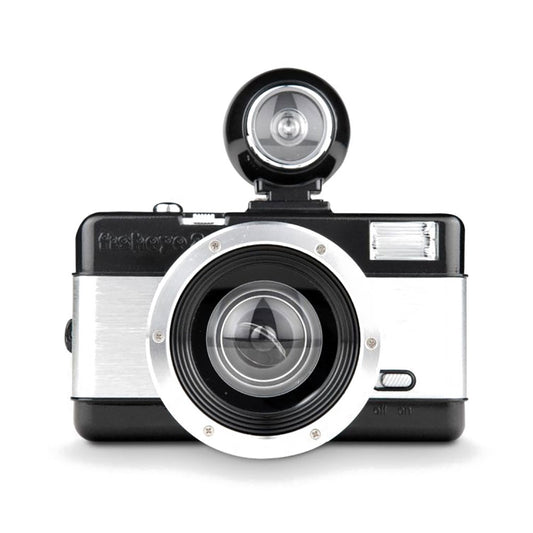 Fisheye No. 2 35mm Camera by Lomography, white.