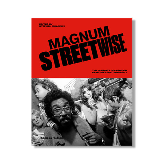 Cover of Magnum Streetwise, showing black and white photo of people on a street