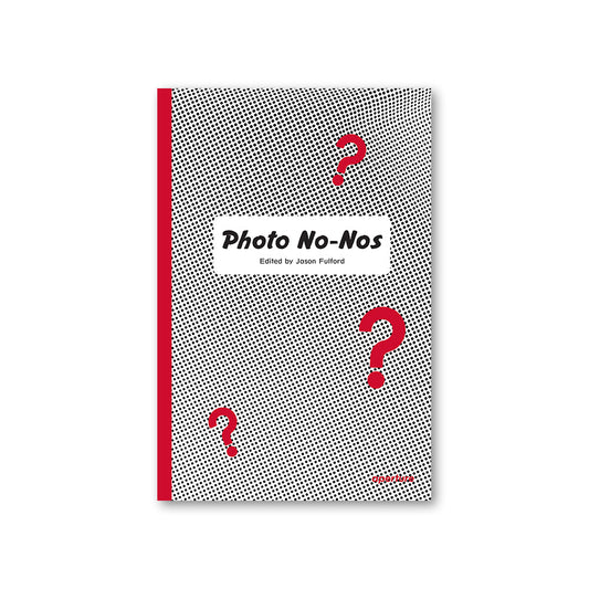 Cover of Photo No-Nos: Meditations on What Not to Photograph, presented as a high school composition notebook