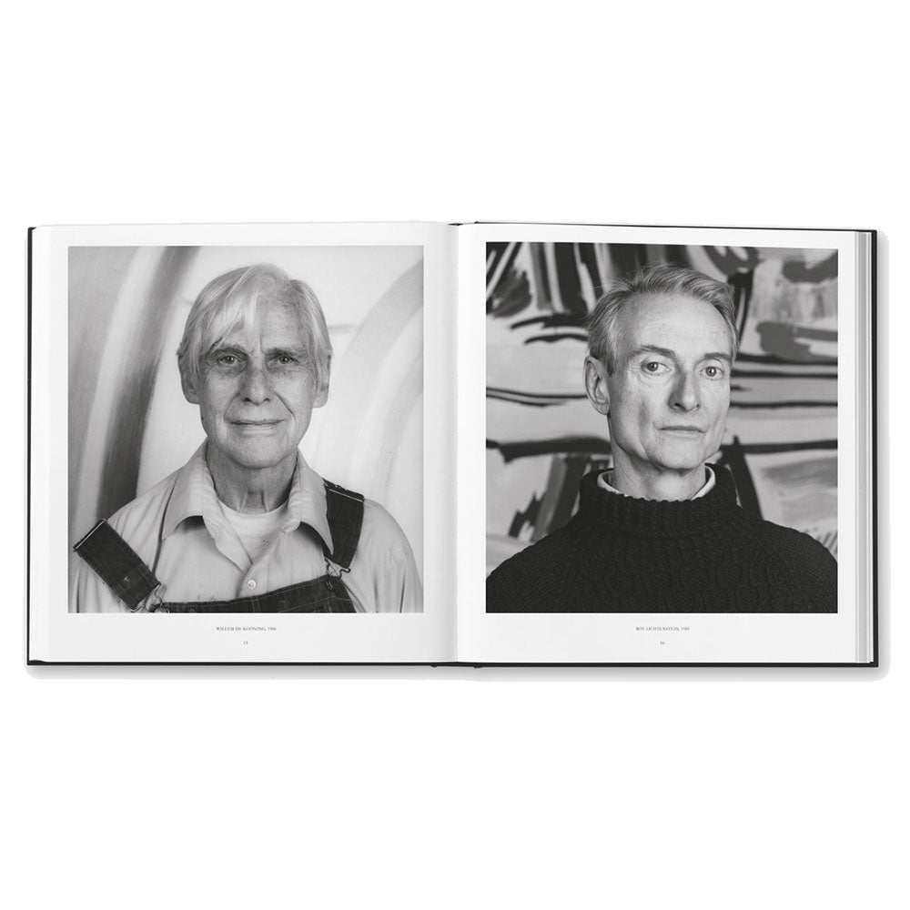 Spread Shot of Robert Mapplethorpe, showing two black and white photos of men.
