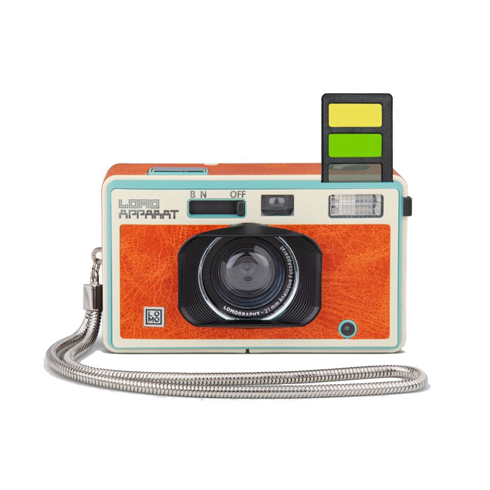 LomoApparat 21mm wide angle camera with lens and color filter tool