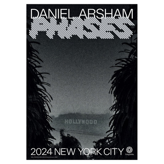 Daniel Arsham - Hollywoodland - poster from Phases exhibition.