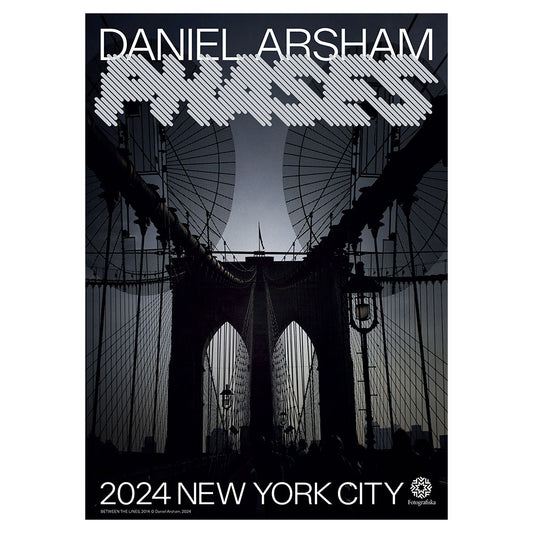 Daniel Arsham - "Between the Lines" poster from Phases exhibition