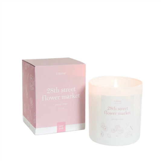 28th Street Flower Market Candle by Literie Candles