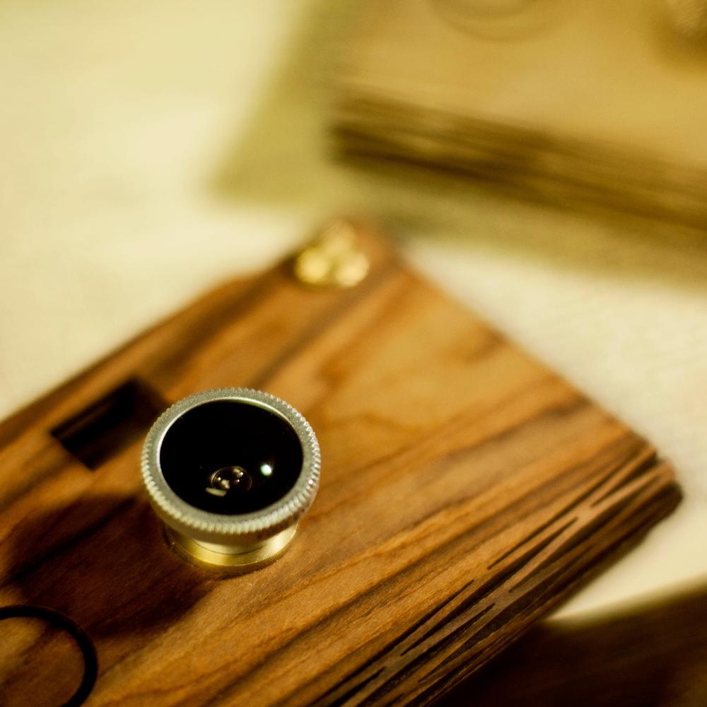 18 MP Simple Light Wood Camera Set