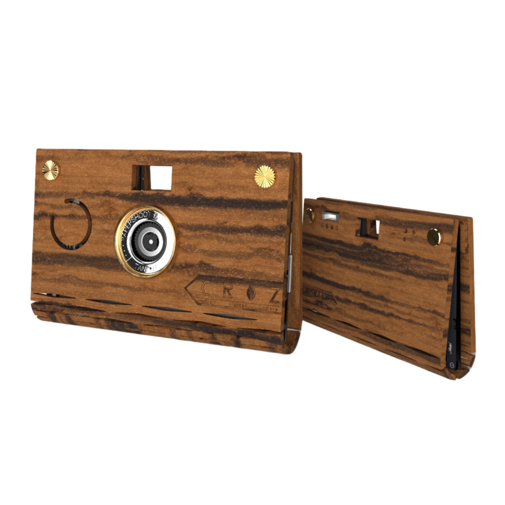 18 MP Simple Light Wood Camera Set