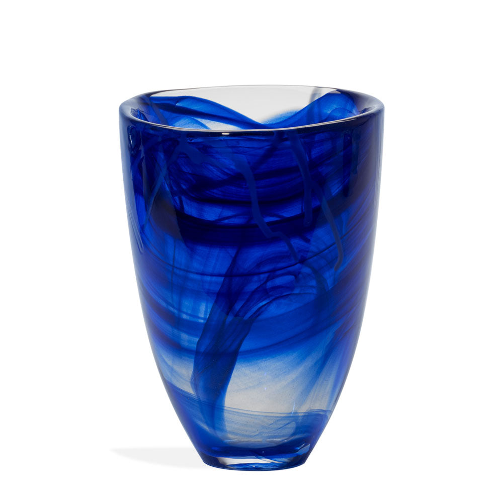 Blue Contrast Vase