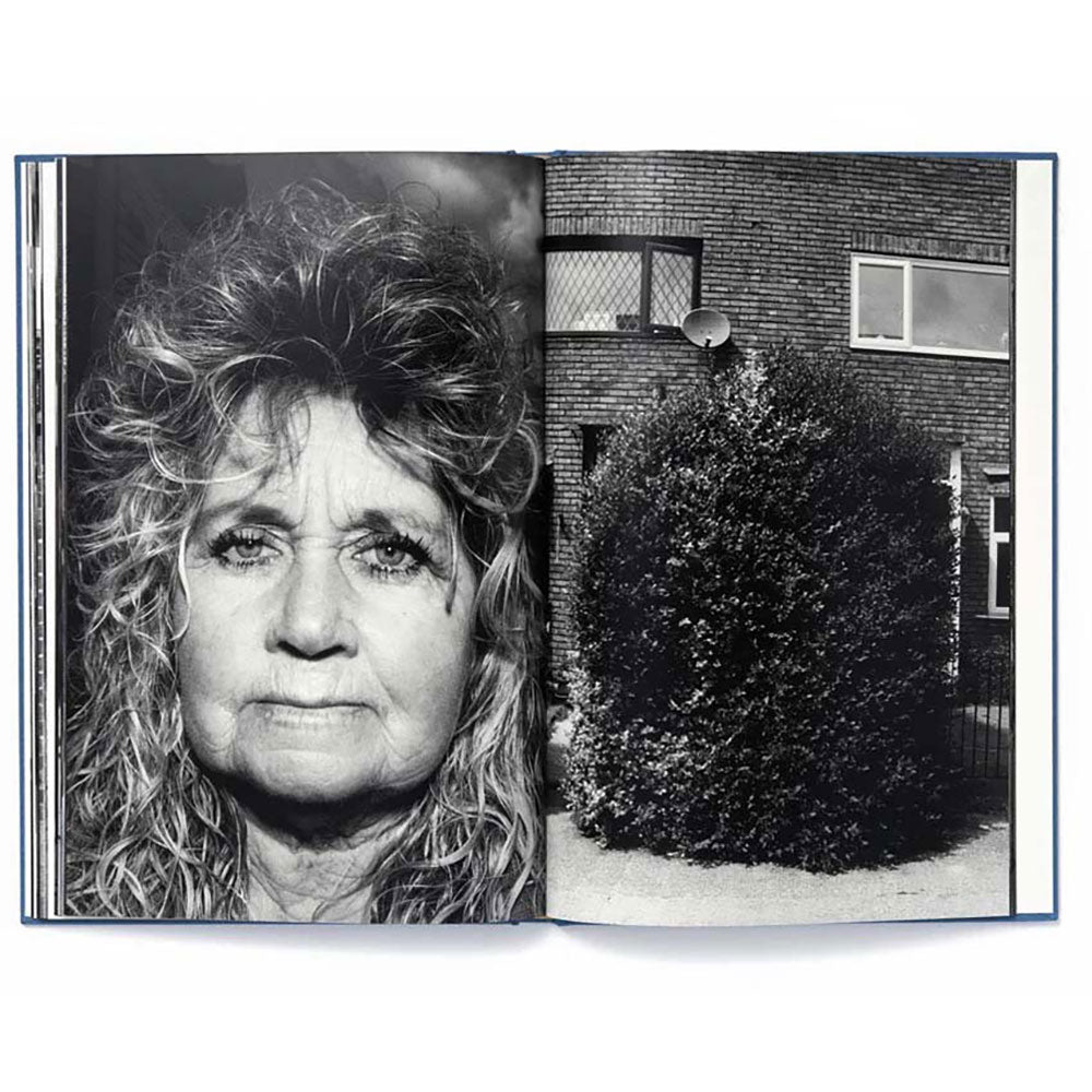 Bruce Gilden: A Complete Examination of Middlesex, open and showing photographs of people