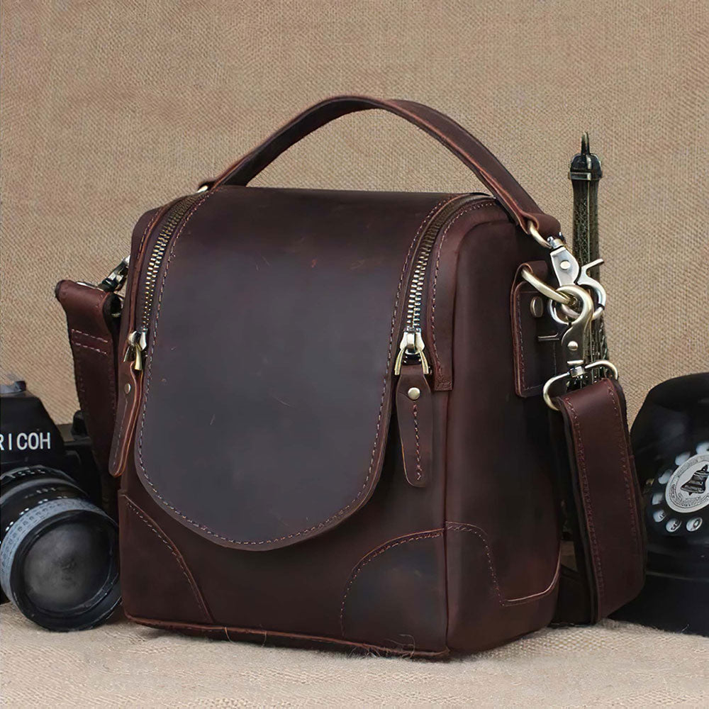 Calista Leather Camera Bag