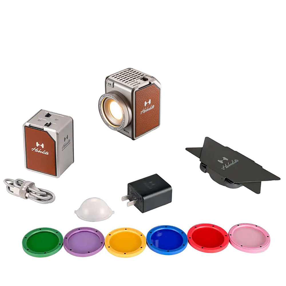 Hobolite Micro 8W Portable Bi-Color Continuous LED Lighting Kit