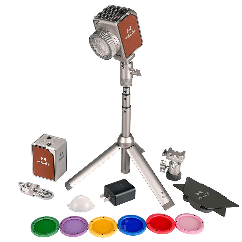 Hobolite Micro 8W Portable Bi-Color Continuous LED Lighting Kit