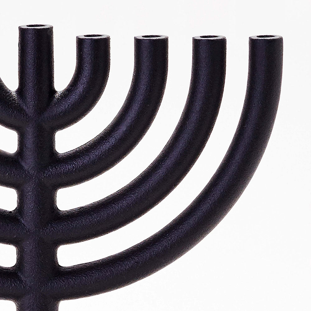 Cast Iron Menorah, designed by Josh Owen