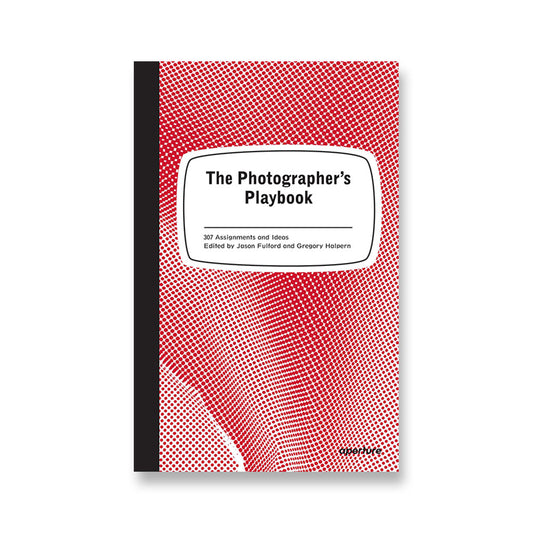 The Photographer’s Playbook: 307 Assignments and Ideas, cover.  Presented as an old-school composition notebook.