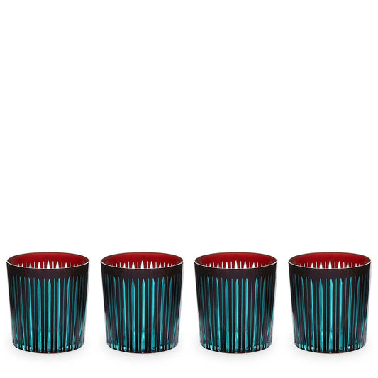 Prism Double Old Fashioned Glasses, Set of 4