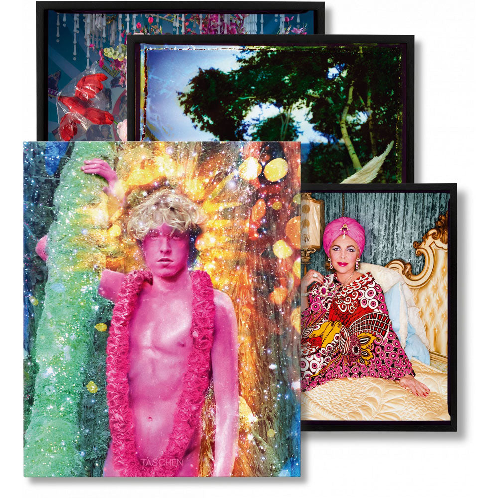 Variety of David LaChapelle book covers, including Good News and Lost and Found